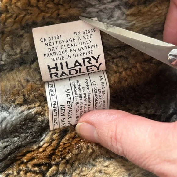 Vintage Hilary Radley with Faux Fur Lining Trench/Over Coat. Size 8 - Picture 10 of 11